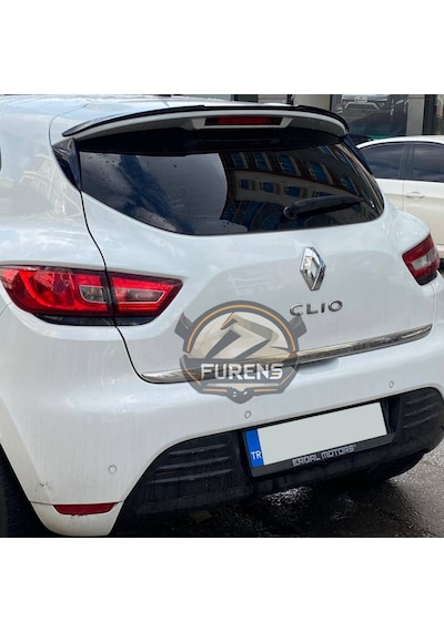 Renault Clio 4 2012-2019 Bagaj Üstü Yarasa Spoiler Bagaj Çıtası Piano Black Spoyler