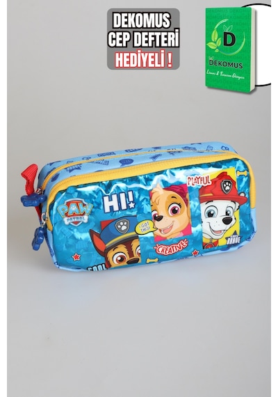 Dekomus Cep Defteri Ve Yeni Sezon Lisanslı Paw Patrol Kalem Çantası Altın