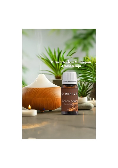 Robeve Sandal Ağacı Uçucu Yağ Esansiyel Yağ Uçucu Koku Yağı Hava Nemlendirici Uçucu Yağı Difüzör Esansı 10ml