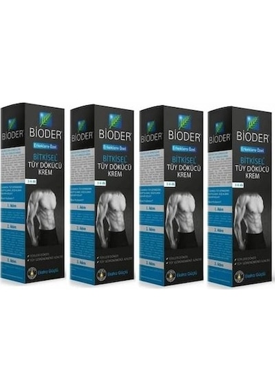 Bioder Erkek Tüy Dökücü Krem 4 x 100 ML