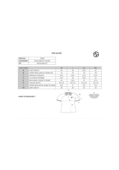 Arma Ar-ma Erkek Polo Yaka Tişört Baskisiz Basic Örme Kumaş Regular Fit %100 Pamuk 30/1 Çift Toplama Penye Pike Y31374358002 Siyah-s1