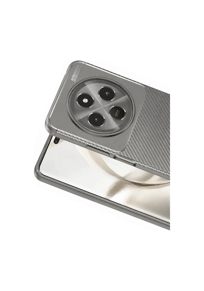 Cosmotex Newface Tecno Spark 30c Kılıf Auto Focus Karbon Kapak - Gri