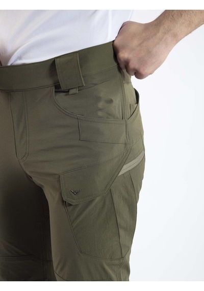 Vav Wear Outdoor Taktik Esnek Rahat Su İtici Erkek Pantolon Tacflex11 Haki