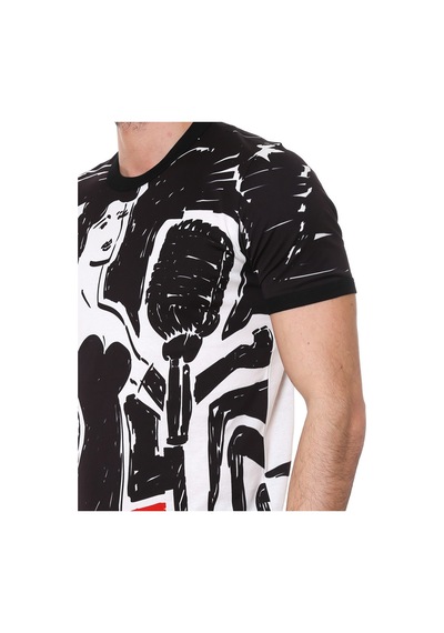 Dolce & Gabbana Dolce&Gabbana Reggello Outlet T-shirt G8GX8TFP73LHN631 Siyah