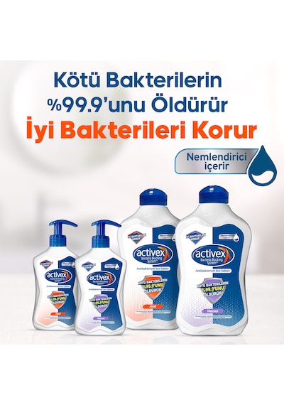Activex Aktif Sıvı Sabun 2 x 1500 ML + 500 ML