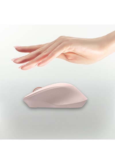 Spk7448 Kablosuz Bluetooth 1600dpı 4 Tuşlu Optik Sessiz Mouse Pembe