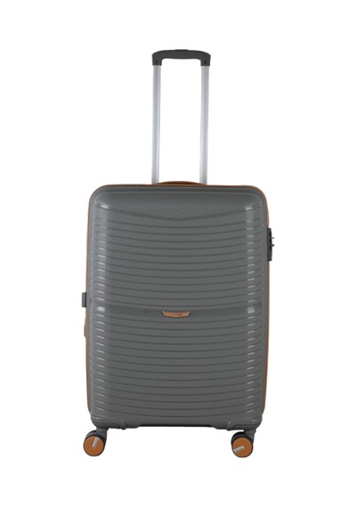 Mçs Group V379 Aura Y.üretim Pp Valiz 65 Cm S21yy100014265 11156 Gri/hardal