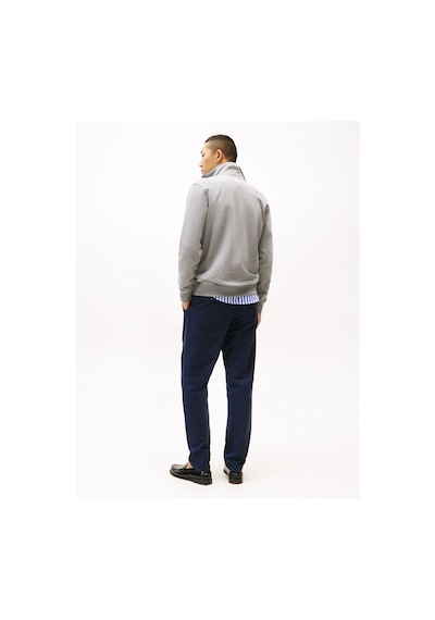 Tommy Hilfiger Essentıal Terry Zt Stand Collar Erkek Gri Sweatshirt - Mw0mw38084 Gri
