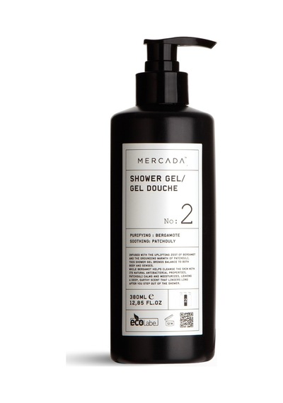 Mercada Siyah No1 Purifying And Soothing Shampoo 380 Ml + No 2 Shower Gel 380 Ml + No 3 Conditioner 380 Ml
