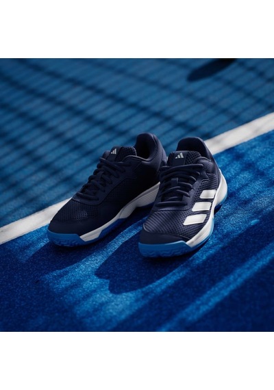 Adidas Kk3857 Courtflash Sert & Toprak Kort Çocuk Tenis Ayakkabısı Mavi