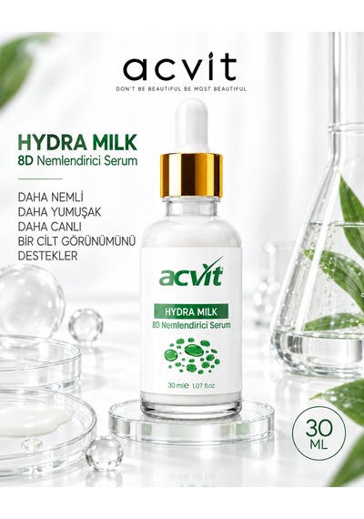 Acvit Hydra Milk 8D Nemlendirici Serum 30 ML