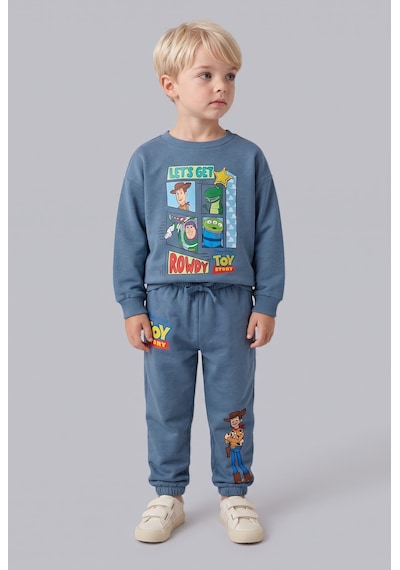 Defacto Toy Story Lisanslı Baskılı Uzun Kollu Üst Lastikli Paça Alt 2li Takım Erkek Bebek I3539a526wnbe739 Mavi-be739