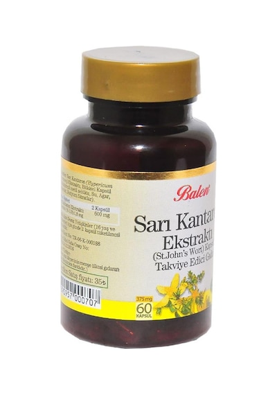 Balen Sarı Kantaron Ekstraktı St.Johns Wort Kapsülü 375 MG x 60ad