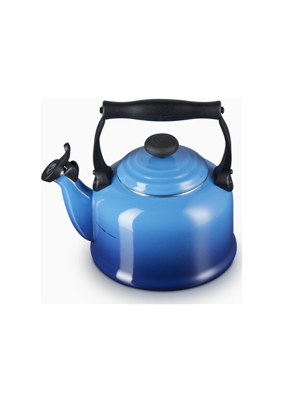 Le Creuset Geleneksel Islık Çalan Emaye Kaplı Çaydanlık, 2.1l Çaydanlıklar Mavi