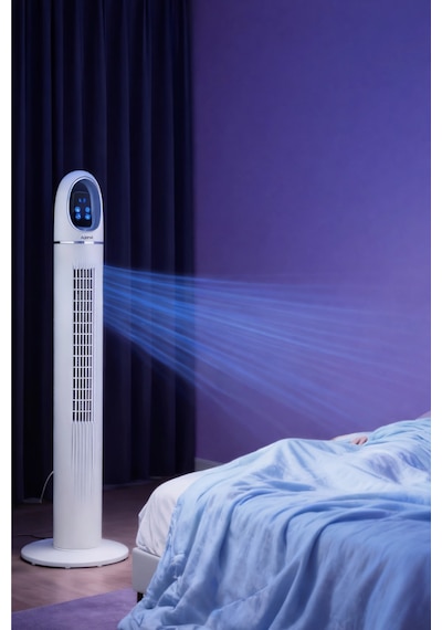 Auhma Acfn06 45w Kule Tipi Vantilatör - Uzaktan Kumandalı, Dokunmatik Led Ekranlı, 3 Modlu Sessiz Va