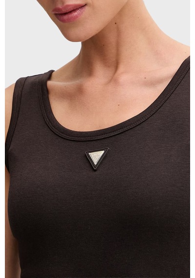 Guess Olympe Top Kadın Top V6yp09 K4312 A10k Kahve