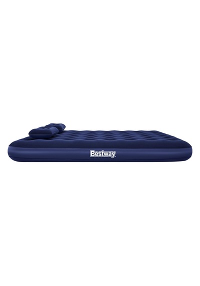 Bestway 2,03m X 1.52m X 22cm Hava Yatağı Queen Manuel El Pompası Çok Renkli