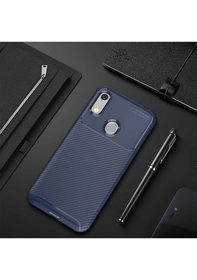 Huawei Honor 8A Kilif Karbon Silikon Case 389460273