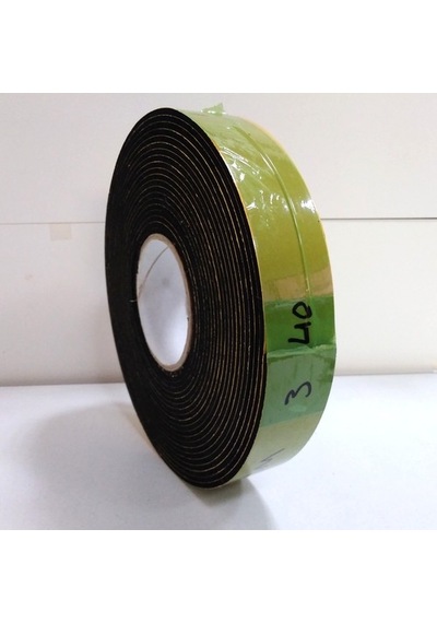 Kapı Pencere Bandı / Yapışkan Bantlı Sünger / Epdm-3Mmx40Mm-Siyah-10 Metre