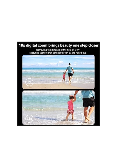 5k 75mp Hd Dijital Kamera 18x Dijital Zoom, Flaşlı,3.0 İnç E