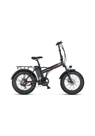 Mosso Lunara-rr Elektrikli Katlanır Bisiklet 420h Md 20 Jant 7 Vites Mat Siyah Kırmızı Siyah - Kırmızı