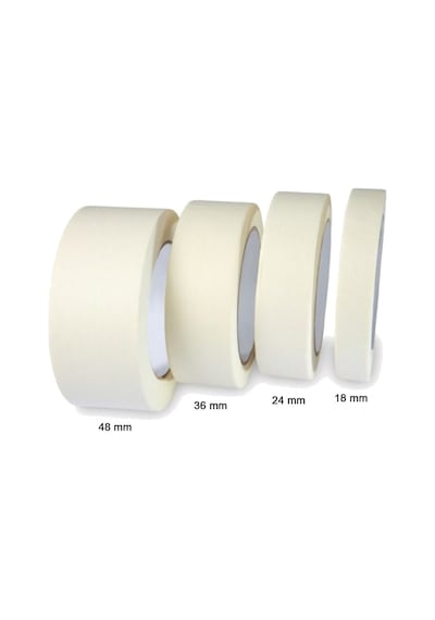 Maskeleme Bandı Kağıt Bant 18-24-36-48 Mm 1-6-12-24-48 Adet