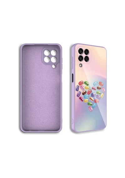 Zore Galaxy M33 Kılıf Kamera Korumalı Desenli Sert Silikon Ogaa Epoksi Kapak - No4
