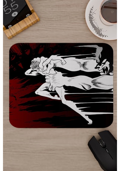 Devilman Crybaby Anime V4 - 22x18 Gaming Kauçuk Kaymaz Taban Mouse Pad Fare Altlığı