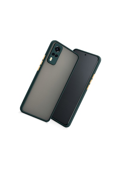 Newface - 394 - Vivo Y53s Kılıf Montreal Silikon Kapak - Csmo-tex - - Yeşil
