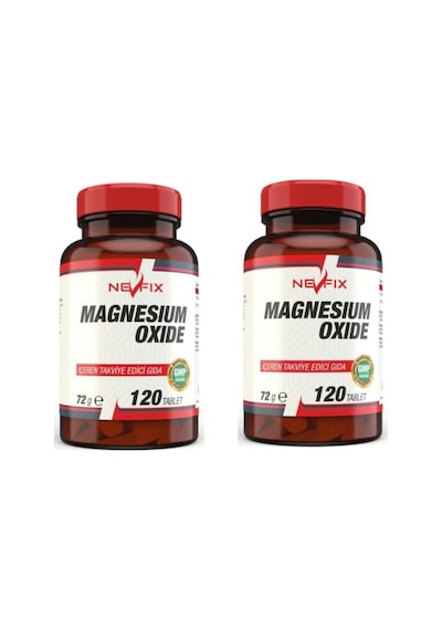 Magnesium Oxide Magnezyum 250 Mg 120 Tablet X 2 Kutu