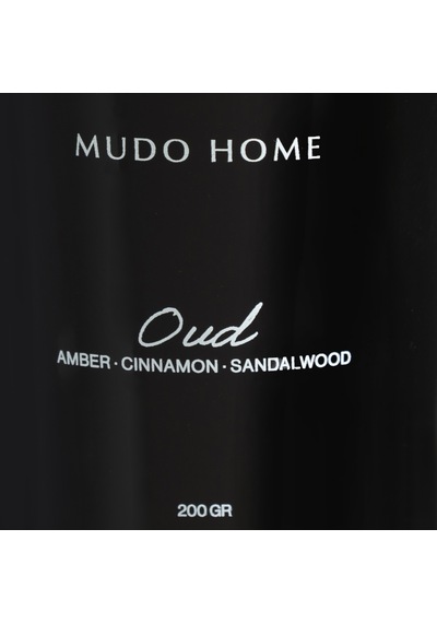 Mudo Home Dreamy Black Oud Mum 200gr Siyah