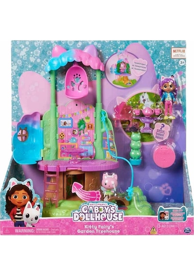 Gabby's Dollhouse Kitty Fairy Nin Ağaç Evi