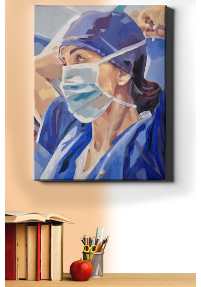 Webstyle Sayılarla Boyama Seti Kasnaklı Nöbette 60 X 75 Cm