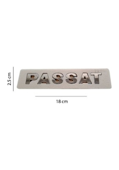 Volkswagen Uyumlu Passat Krom Yazı 2.5 18 Cm