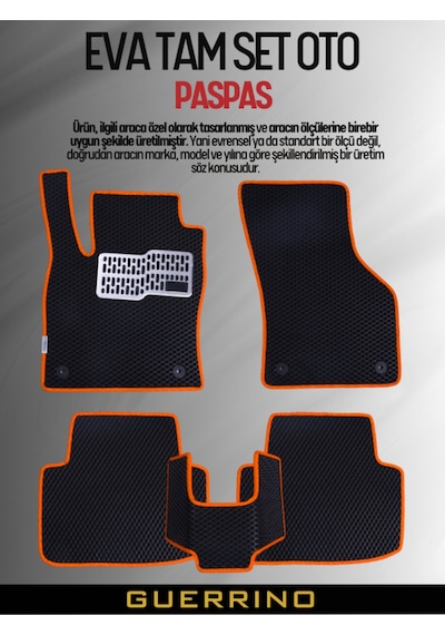 Honda-civic-fd6-sedan- 2006-2011 İçin Eva İç Paspas Takımı Metal Topukluk Dahil -199