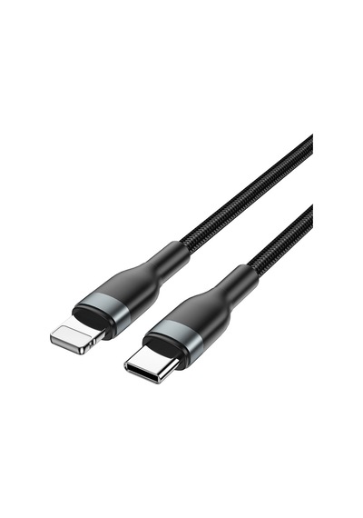 Wiwu Wi-c017 Concise Serisi Type-c To Lightning Pd Data Şarj Kablo 30w 2 Metre Siyah