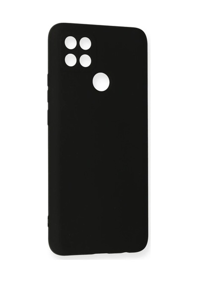 Oppo A15 Kılıf Nano İçi Kadife Silikon - Siyah 0.2M-Çok Renkli