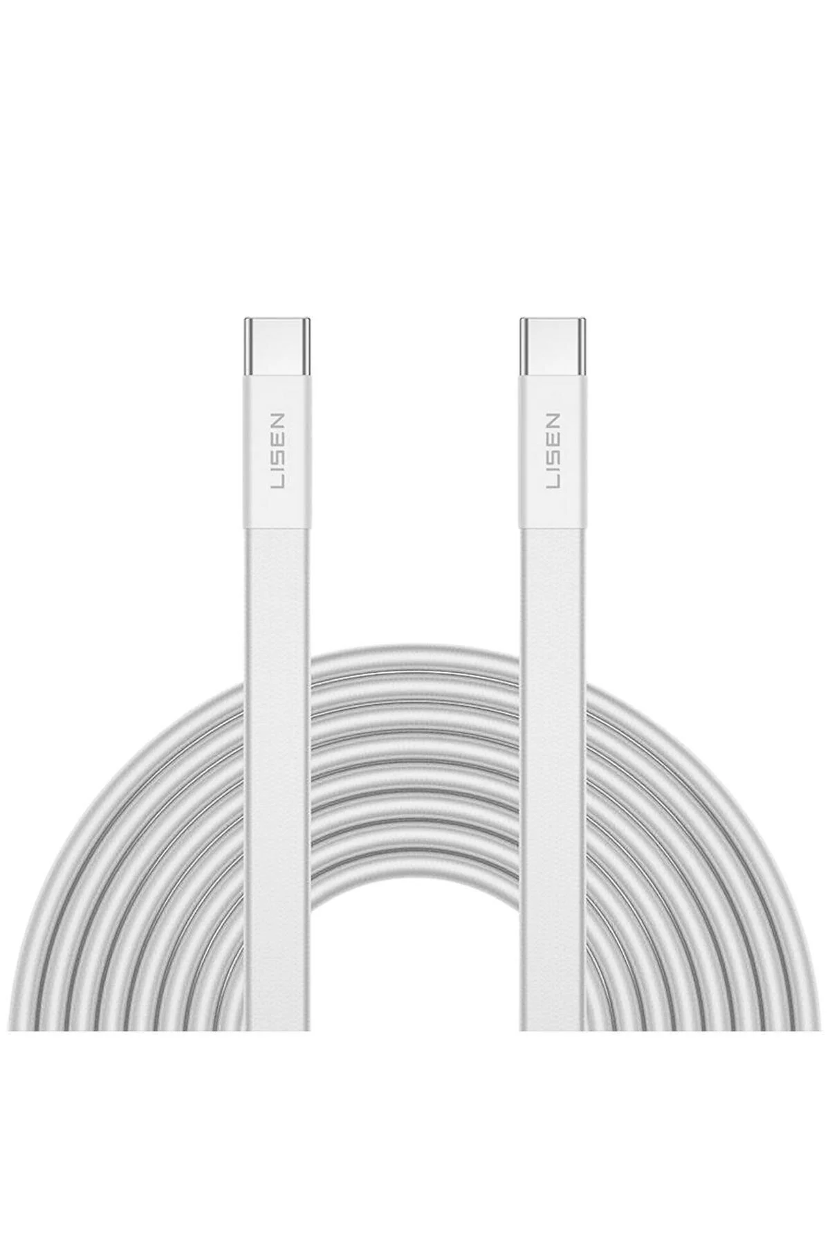 Lisen 60w Usb-c To Usb-c Hızlı Şarj Kablosu 1 Metre Beyaz