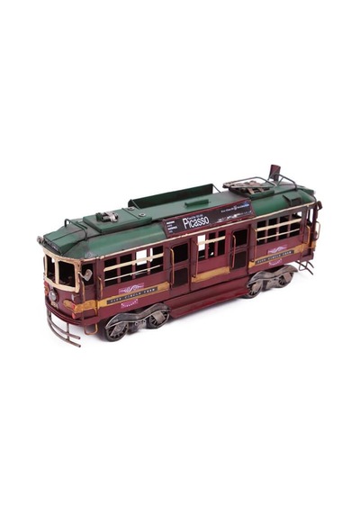 Dekoratif Metal Piccaso Treni Vintage Biblo Hediyelik