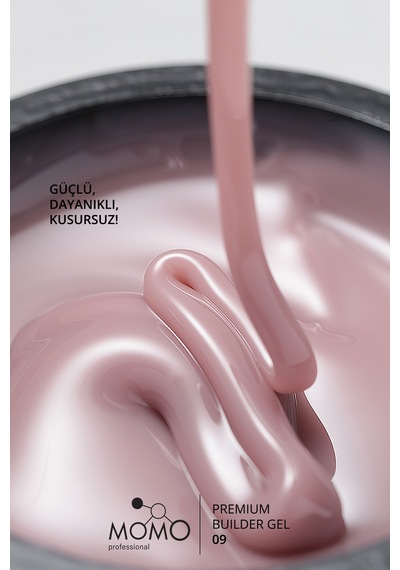 Momo Professional Premium Builder Gel Protez Tırnak Jeli No.09 Vizon 35 gr
