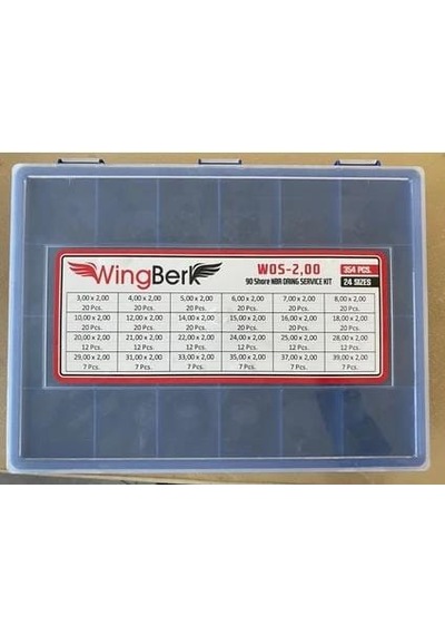 Wingberk Wos-2,00 90 Shore Nbr Oring Seti 1 Adet