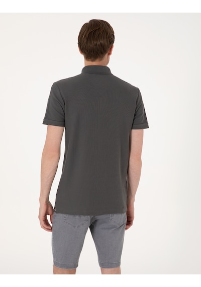 Pierre Cardin Erkek Gri Tişört Basic 50306154-vr024 Gri
