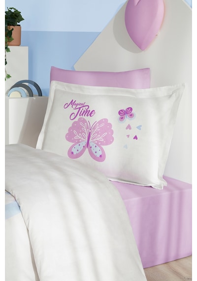 Özdilek Magical Time Tek Kişilik Lastikli Fitted Çarşaf Nevresim Takımı Lila