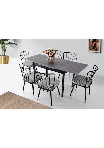 Erezogullari_Mobilya Smart Açılır Mutfak Masası Ve 4 Adet Sandalye Takımı 70*110Cm Erezogullari_Mobilya Smart Açılır Mutfak Masası Ve 4 Adet Sandalye Takımı 70*110Cm