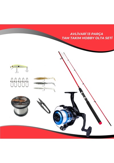 Avlivari Spinner 218 Cm 1-14 Gr - Ecco 3000 Tam Takım Kıyı Hobi Lrf Olta Seti-9669
