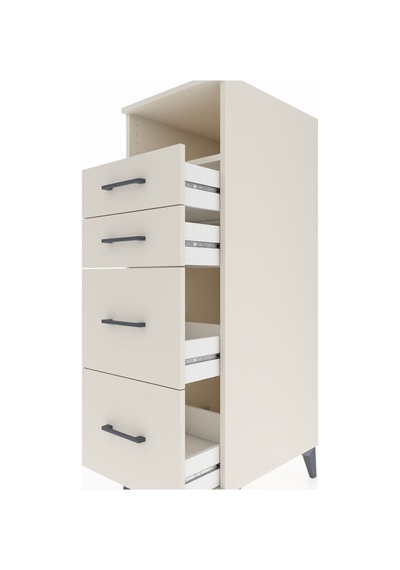 Kronos Dolap Tek Raflı 4 Çekmeceli 44x59x134 Aytaşı-aytaşı Aytaşı