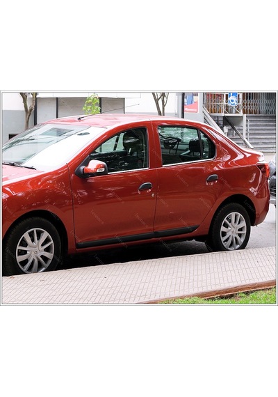 Renault Clio 4 Symbol Krom Cam Çıtası 4 Prç. 2013 Üzeri P. Çelik