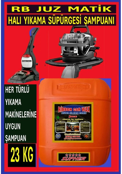 Juz Matik Yumuşatıcı Formül Özellikli Halı Yıkama Süpürge Makinesi Halı Şampuanı 23 Kg Şampuan