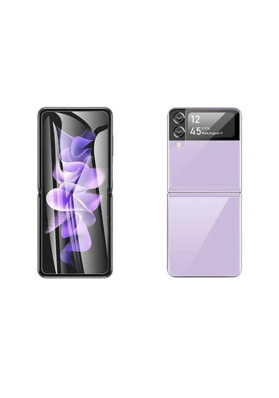 Samsung Galaxy Z Flip 4 Uyumlu 3d Side Glass Ekran Koruyucu