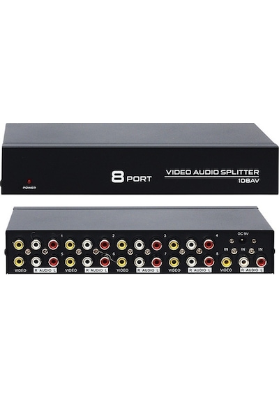 Powermaster Pm-4832 8 Port Vıdeo Audıo Dağıtıcı 1024X768-85Hz